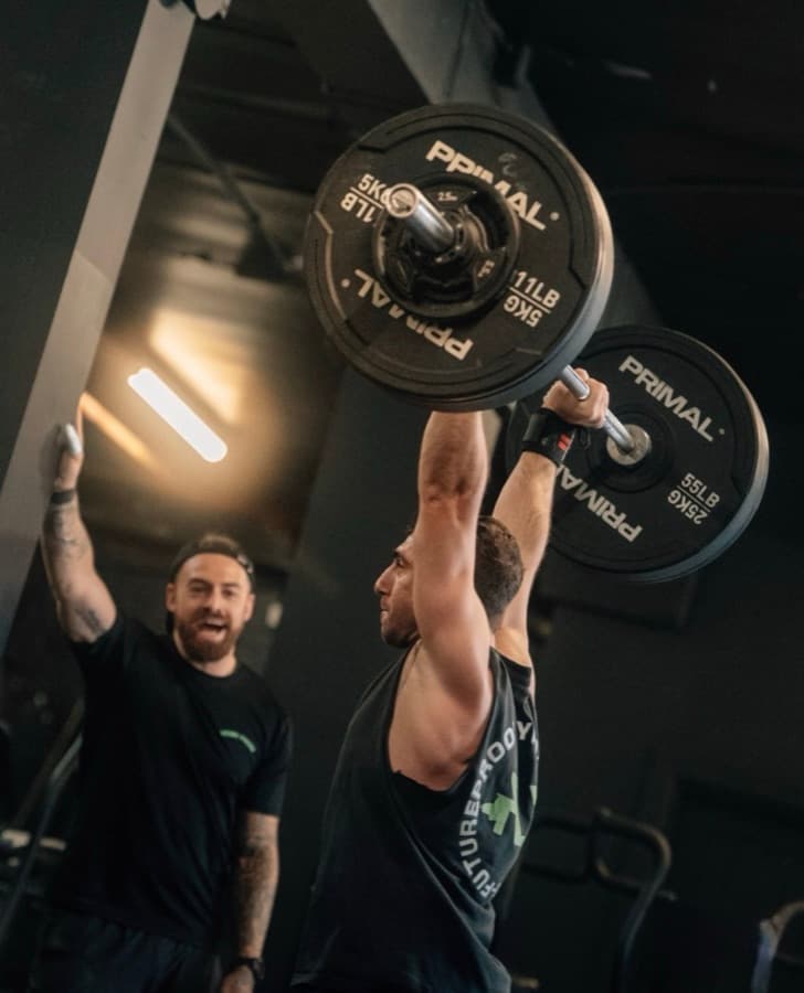 Onya branded gym merchandise worn in the wild